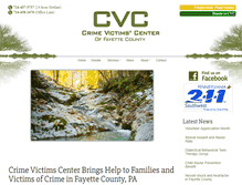 Tablet Screenshot of crimevictimscenter.com